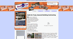 Desktop Screenshot of built-on-trust.com